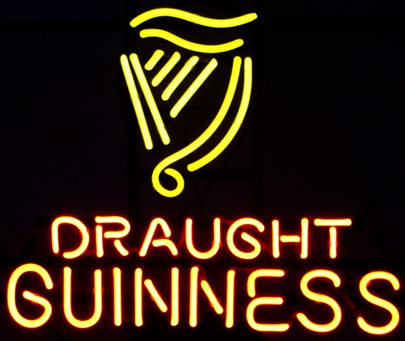 Guinness Draft Logo Neon Sign